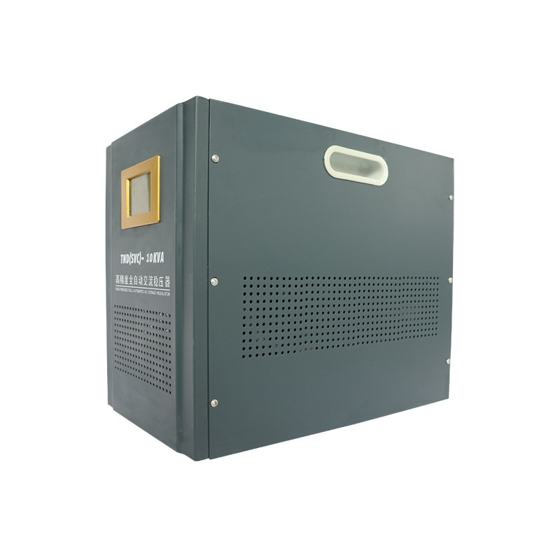 उच्च गुणवत्ता वाला एकल चरण स्वचालित वोल्टेज स्टेबलाइजर 10KVA एसी पावर स्टेबलाइजर अच्छी कीमत के साथ