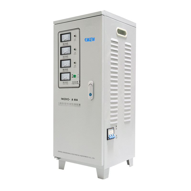 9000VA तीन चरण स्वचालित वोल्टेज नियामक 380VAC पावर AVR औद्योगिक स्थिरीकरण कारखाना प्रत्यक्ष बिक्री