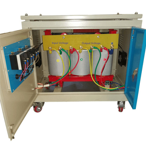 80KVA तीन चरण ट्रांसफार्मर 380V / 220V, 3 चरण शैल प्रकार ट्रांसफार्मर