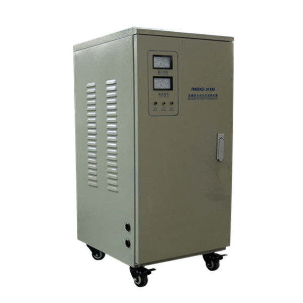 30KVA स्वचालित वोल्टेज नियामक स्टेबलाइजर एकल चरण 220V 110V कोई शोर नहीं