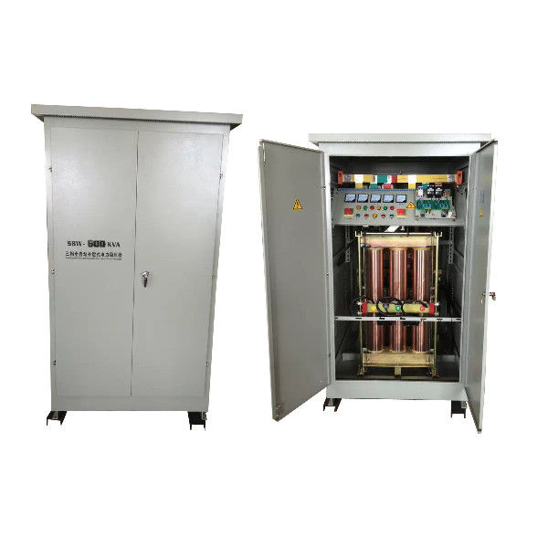 तीन चरण 600KVA AVR स्वचालित वोल्टेज नियामक