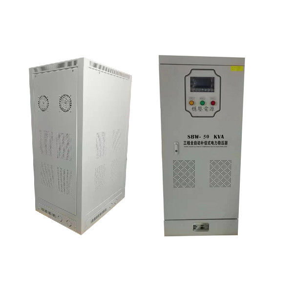 तीन चरण एसी 50KVA स्वचालित मुआवजा फैक्टरी बिक्री वोल्टेज नियामक