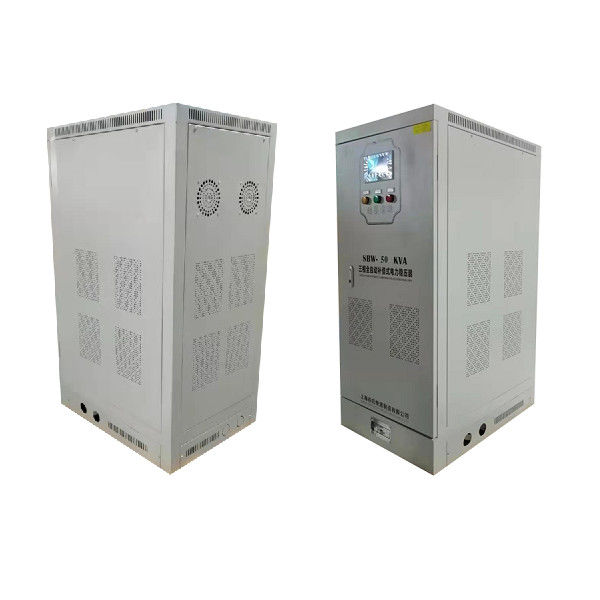 तीन चरण एसी 50KVA स्वचालित मुआवजा फैक्टरी बिक्री वोल्टेज नियामक