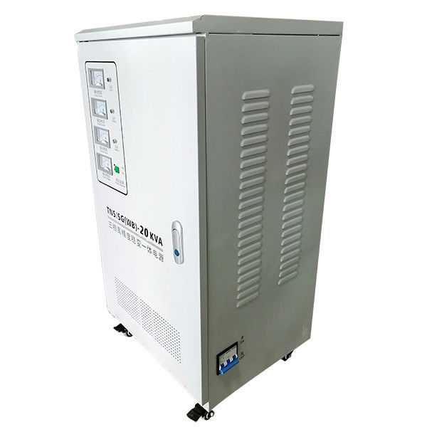 WB-20KVA निर्माता तीन चरण धातुई प्रकार पूर्ण ऑटो एसी सर्वो मोटर प्रकार विनियमित विद्युत आपूर्ति